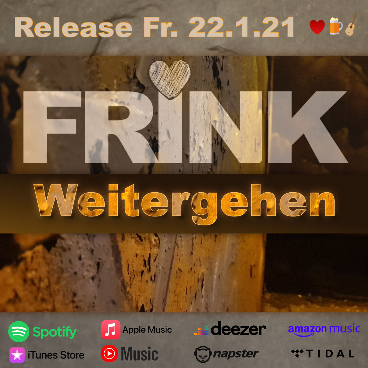 FRINK - Weitergehen Single Release / Veröffentlichung